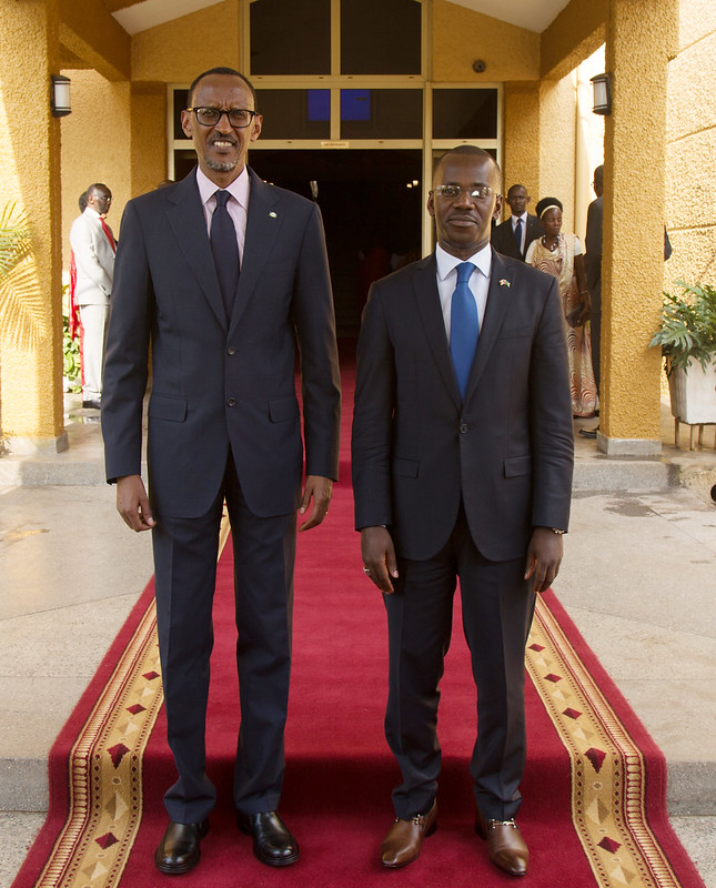 Paul Kagame et Evode Uwizeyimana