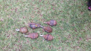 polisi ivuga ko abafashwe bafatanywe za grenades
