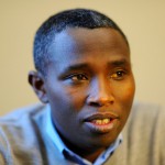 Jean Paul Turayishimye of Leominster gives his story on Friday about how he survived the genocide of Ruwanda while he served in the opposition forces, the Rwanda Patriotic Front, before escaping to the United States.SENTINEL & ENTERPRISE / BRETT CRAWFORD