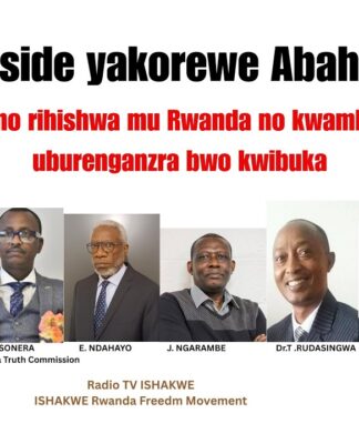 Jenoside yakorewe Abahutu: ni ishyano ry’u Rwanda rihishwa