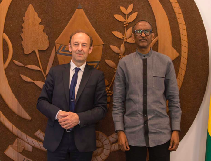 Vincent Duclert and Paul Kagame